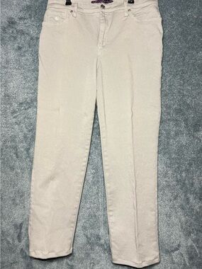 Gloria Vanderbilt Amanda Gray Tapered Jeans 10 Short